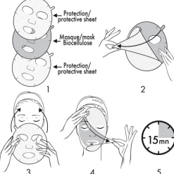 ABEILLE ROYALE HONEY CATAPLASM MASK X4