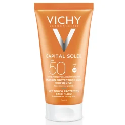 CAPITAL SOLEIL CREMA PROTECTORA ROSTRO TACTO SECO SPF 50
