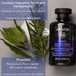 Champú Tonificante para Hombre para la Caída del Cabello