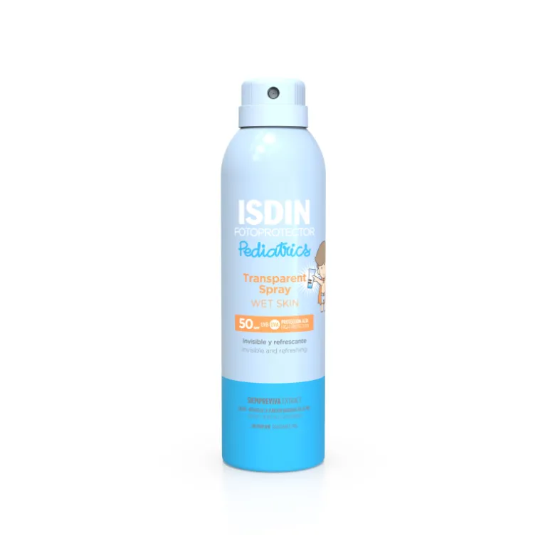ISDIN FOTOPROTECCIÓN PEDEDRIATICO TRANSPARENTE SPRAY WET SKIN 50+ 250ML