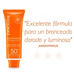 LANCASTER SUN SENSITIVE OIL-FREE MILKY FLUID SPF50 50 ML