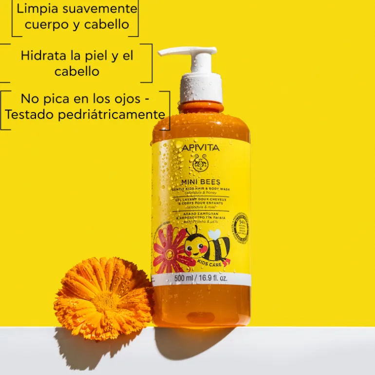 Mini Bees Gel Champú Suave Para Niños