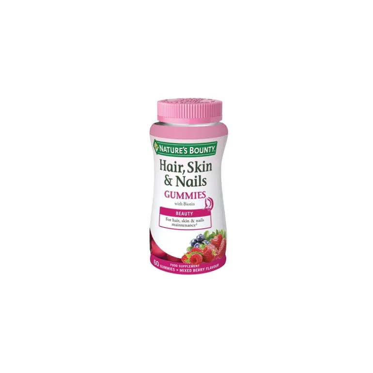 NATURE'S BOUNTY HAIR SKIN & NAILS 60 GUMMIES