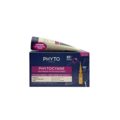PHYTO PARIS PHYTOCYANE TRATAMIENTO ANTICAÍDA MUJER  + CHAMPÚ REGALO