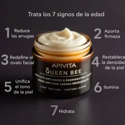 Queen Bee Crema Regeneradora Antiedad Absoluto Textura Ligera