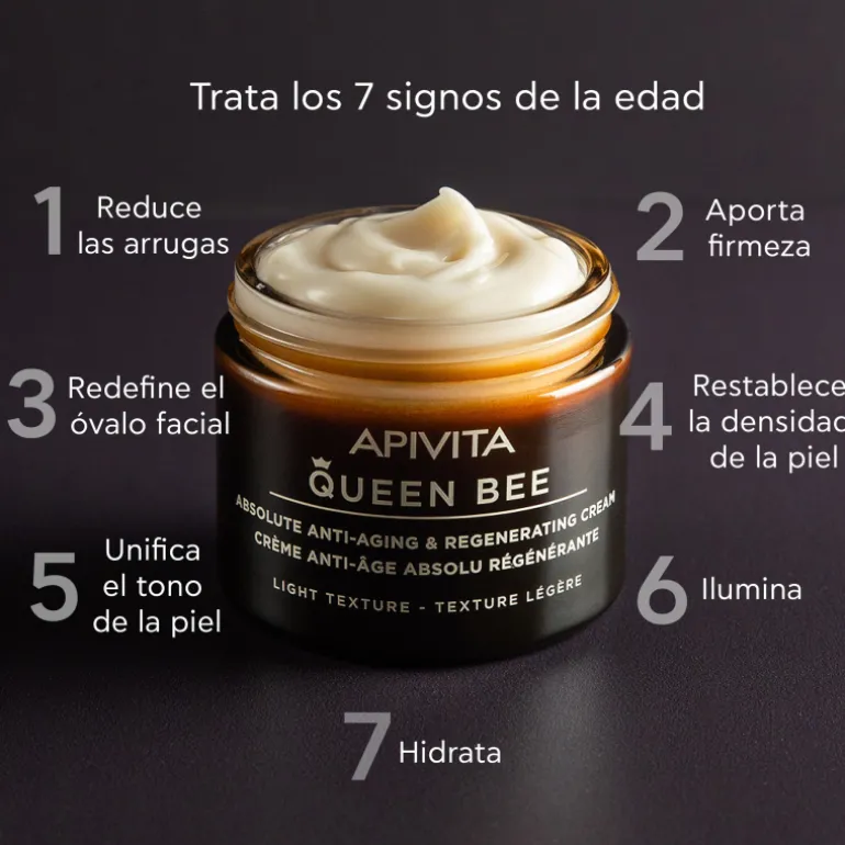 Queen Bee Crema Regeneradora Antiedad Absoluto Textura Ligera