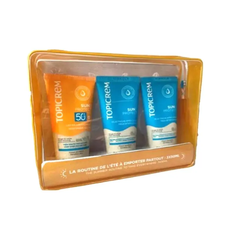 Set Neceser Sun Protect Leche Solar SPF50+ + After Sun + Gel de Ducha Rehidratante