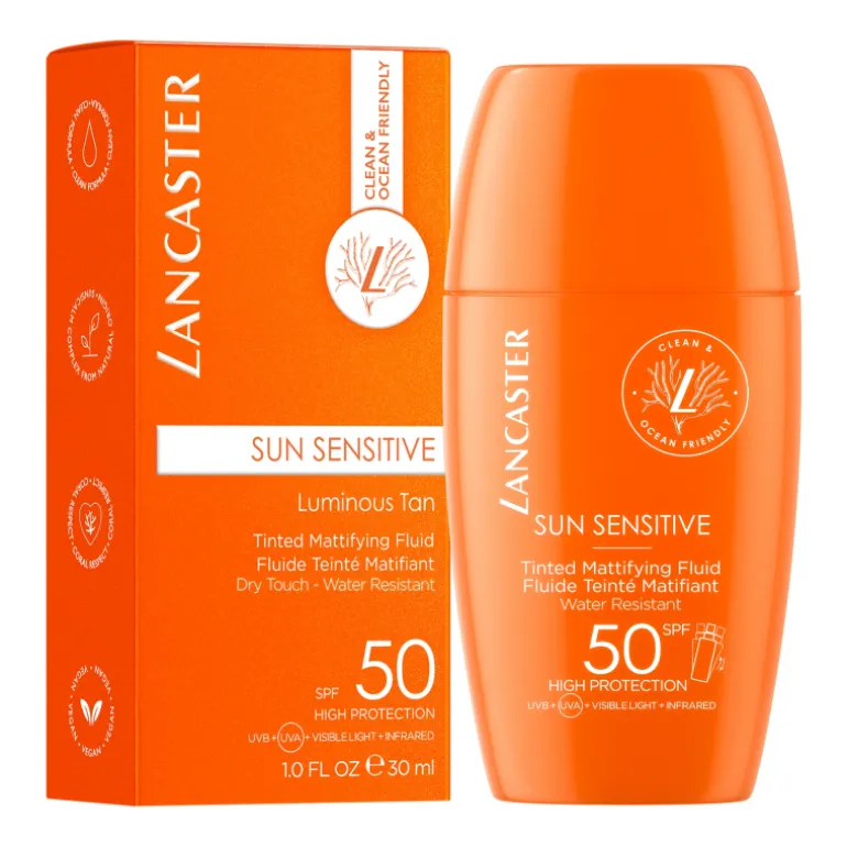 SUN SENSITIVE TINTED MATTIFYING FLUID SP