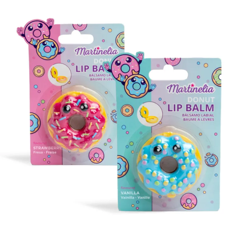World Donut Lip Balm Keychain