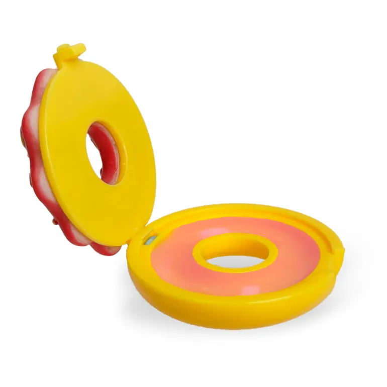 World Donut Lip Balm Keychain